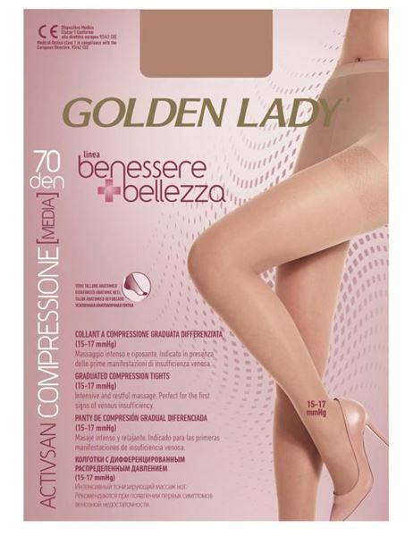 Immagine di GOLDEN LADY COLLANT BENESSERE 70 D PLAYA IV