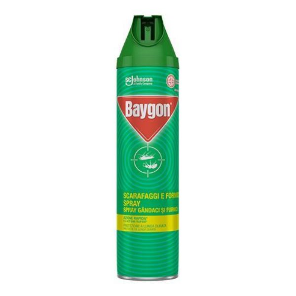 Picture of BAYGON INSECTICIDE GREEN COCKROACH AND ANT SPRAY 400 ML