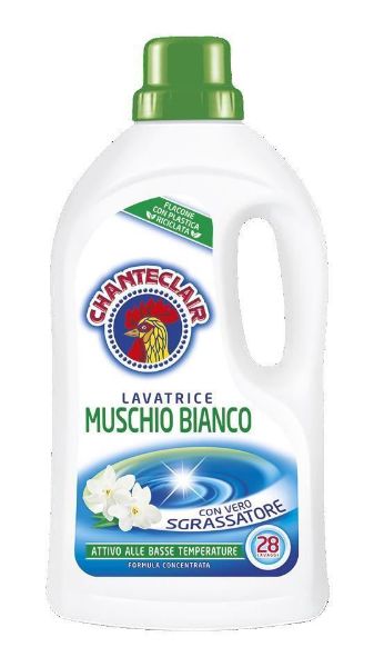 Chanteclair Detersivo Lavatrice Muschio Bianco 28 lavaggi 1260 ml