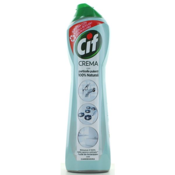 cif crema 500 ml candeggina attiva verde