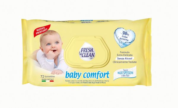 Picture of FRESH&CLEAN BABY COMFORT WIPES 72 PIECES