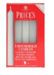 Price's Candles - Candele steariche bianche 5 pz